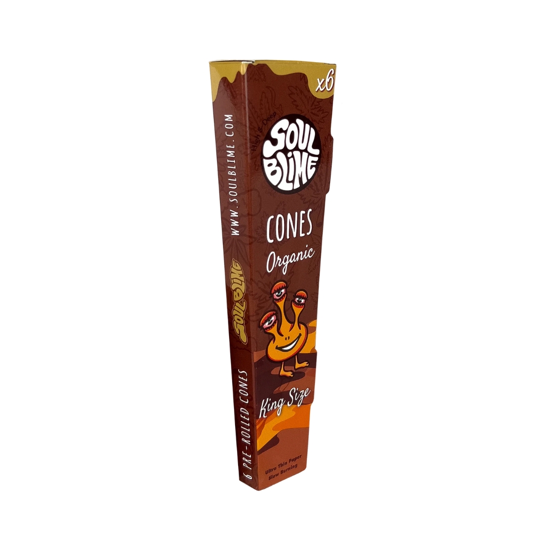 Conos Pre-Rolados Soulblime Brown King Size (6 Unidades)