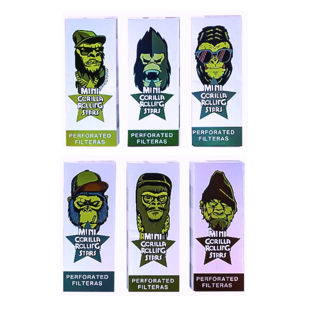 Filtros Gorilla Rolling Stars Silver Perforados