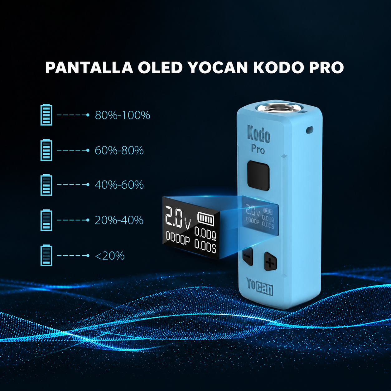 Imagen adicional 2 de Batería 510 Yocan Kodo Pro